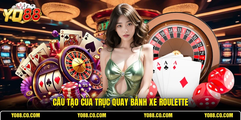 Cấu tạo của trục quay bánh xe roulette