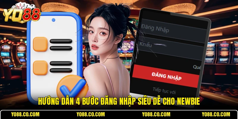 Hướng dẫn 4 bước đăng nhập siêu dễ cho newbie