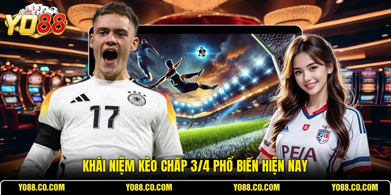 Khái niệm kèo chấp 3/4 phổ biến hiện nay