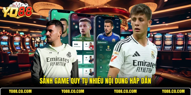 Sảnh game quy tụ nhiều nội dung hấp dẫn