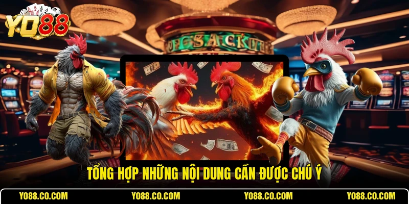 Tổng hợp những nội dung cần được chú ý